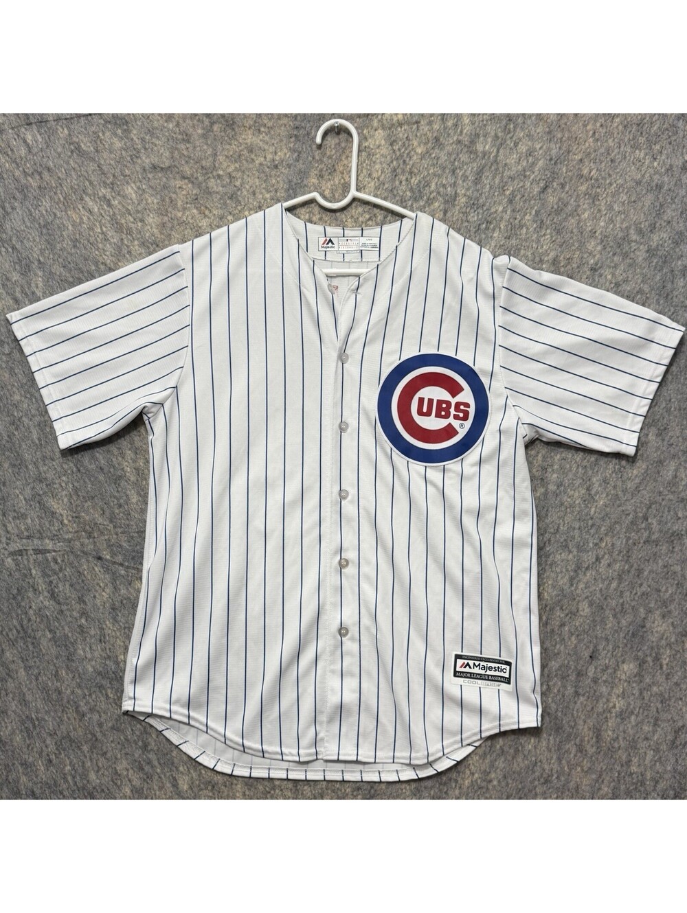 Chicago Cubs Jake Arrieta #49 Majestic Cool Base Jersey Men’s Large MLB